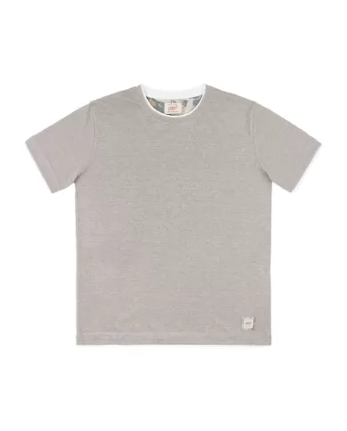 T-shirt Uomo grigio perla in lino LIN VR0323|BOB T-shirt Uomo grigio perla in lino LIN VR0323|BOB