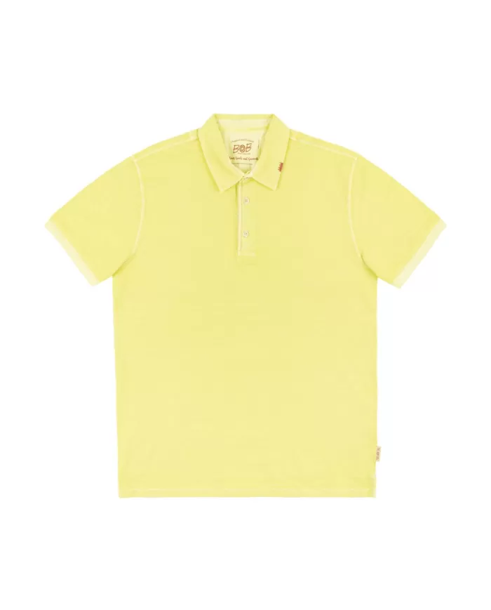 Polo Uomo in cotone color cedro MILK R00462|BOB Polo Uomo in cotone color cedro MILK R00462|BOB