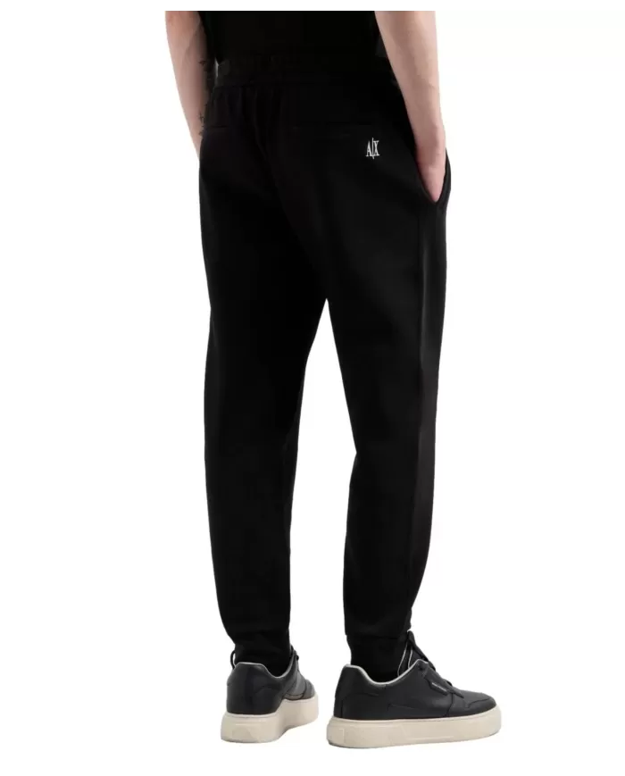 Pantalone Uomo nera in cotone gym XM000373 AF10818|ARMANI EXCHANGE Pantalone Uomo nera in cotone gym XM000373 AF10818|ARMANI EXCHANGE