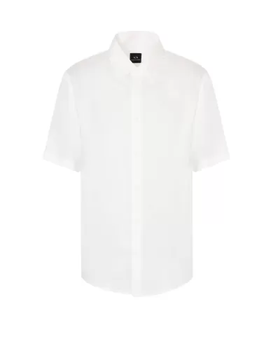 Camicia Uomo bianca a maniche corte XM000451 AF13172|ARMANI EXCHANGE
