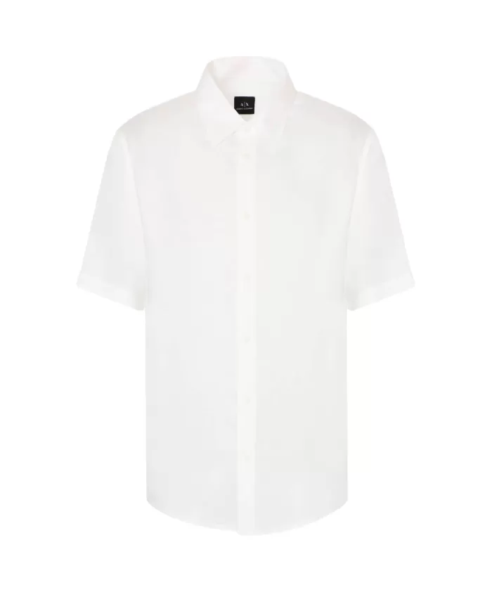Camicia Uomo bianca a maniche corte XM000451 AF13172|ARMANI EXCHANGE Camicia Uomo bianca a maniche corte XM000451 AF13172|ARMANI EXCHANGE