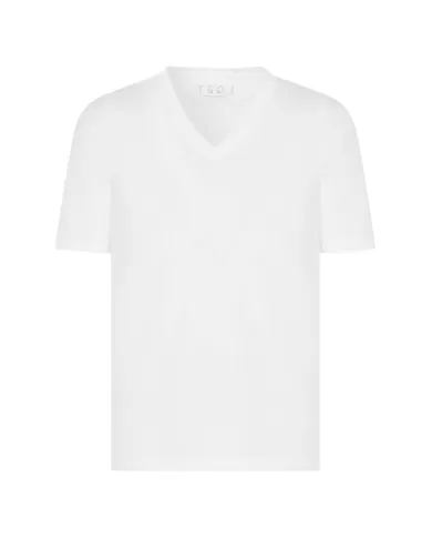 T-shirt Uomo bianca in cotone scollo a V XM000727 AF10364|ARMANI EXCHANGE