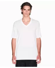 T-shirt Uomo bianca in cotone scollo a V XM000727 AF10364|ARMANI EXCHANGE T-shirt Uomo bianca in cotone scollo a V XM000727 AF10364|ARMANI EXCHANGE