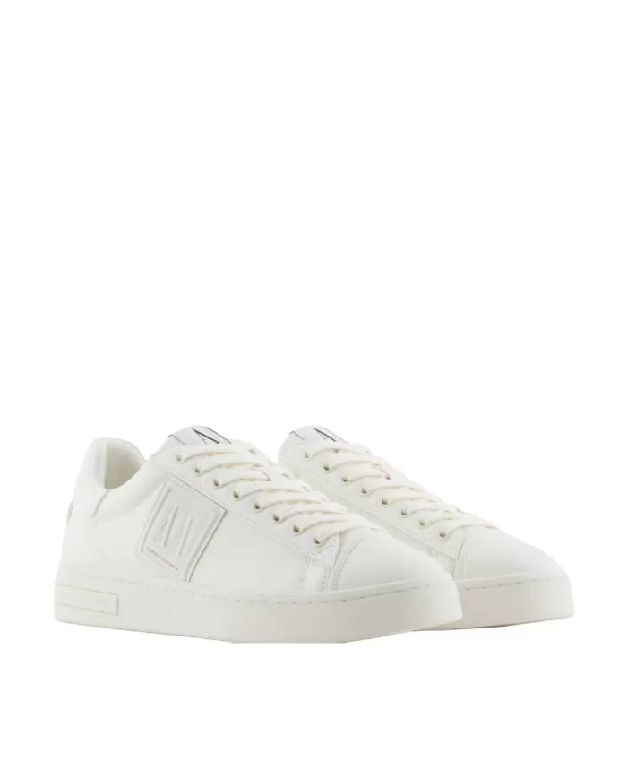 Sneaker Uomo bianca in ecopelle XUX252 XV805|ARMANI EXCHANGE Sneaker Uomo bianca in ecopelle XUX252 XV805|ARMANI EXCHANGE