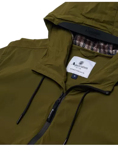 Giubbino Uomo verde militare con cappuccio AA_B004_JK006|AQUASCUTUM