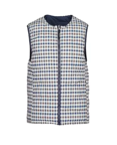 Gilet Uomo blu reversibile AA_B004_JK013|AQUASCUTUM