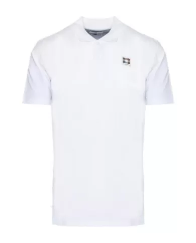 Polo Uomo bianca in cotone AA_B004_PO001|AQUASCUTUM