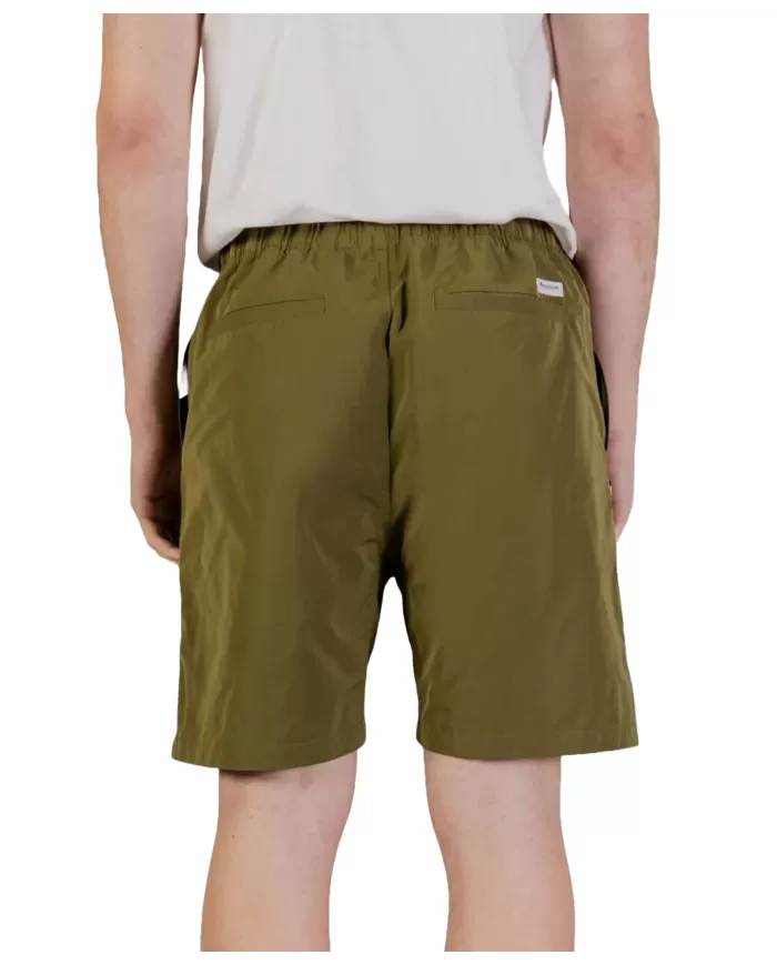 AQUASCUTUM Bermuda Uomo AA_B004_SP004 PE 2025 nylon comfort con chiusura con clip 06 ARMY GREEN AQUASCUTUM Bermuda Uomo AA_B004_SP004 PE 2025 nylon comfort con chiusura con clip 06 ARMY GREEN