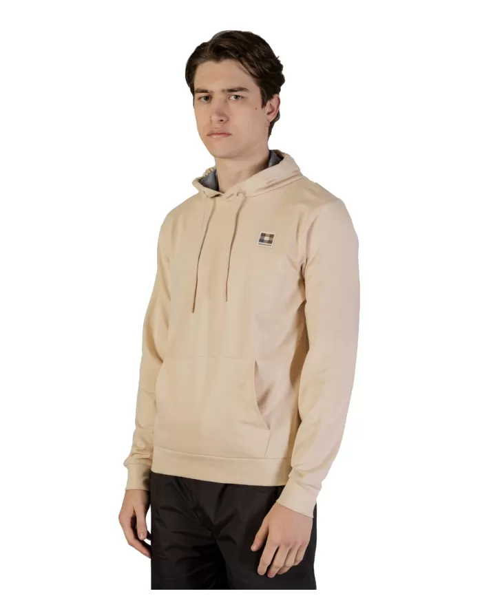Felpa Uomo beige in cotone con cappuccio AA_B004_SW009|AQUASCUTUM Felpa Uomo beige in cotone con cappuccio AA_B004_SW009|AQUASCUTUM