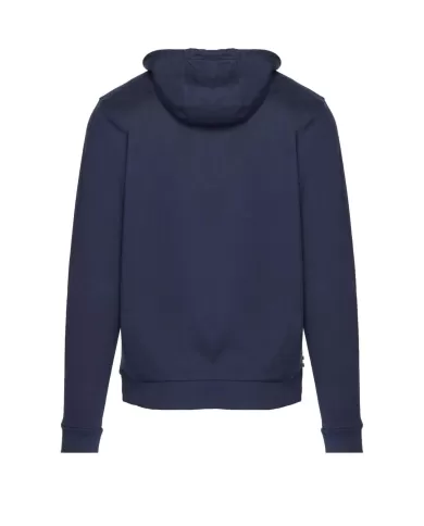Felpa Uomo blu in cotone con cappuccio AA_B004_SW009|AQUASCUTUM