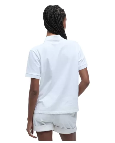 Polo Donna bianca in cotone LML0886 BOWFORD|BARBOUR