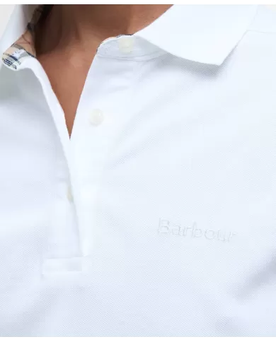 Polo Donna bianca in cotone LML0886 BOWFORD|BARBOUR