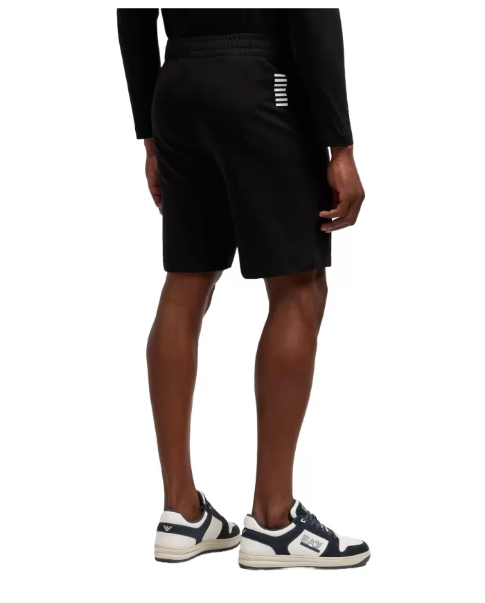Bermuda Uomo nero in cotone 8NPS65 PJVRZ|EA7 Bermuda Uomo nero in cotone 8NPS65 PJVRZ|EA7