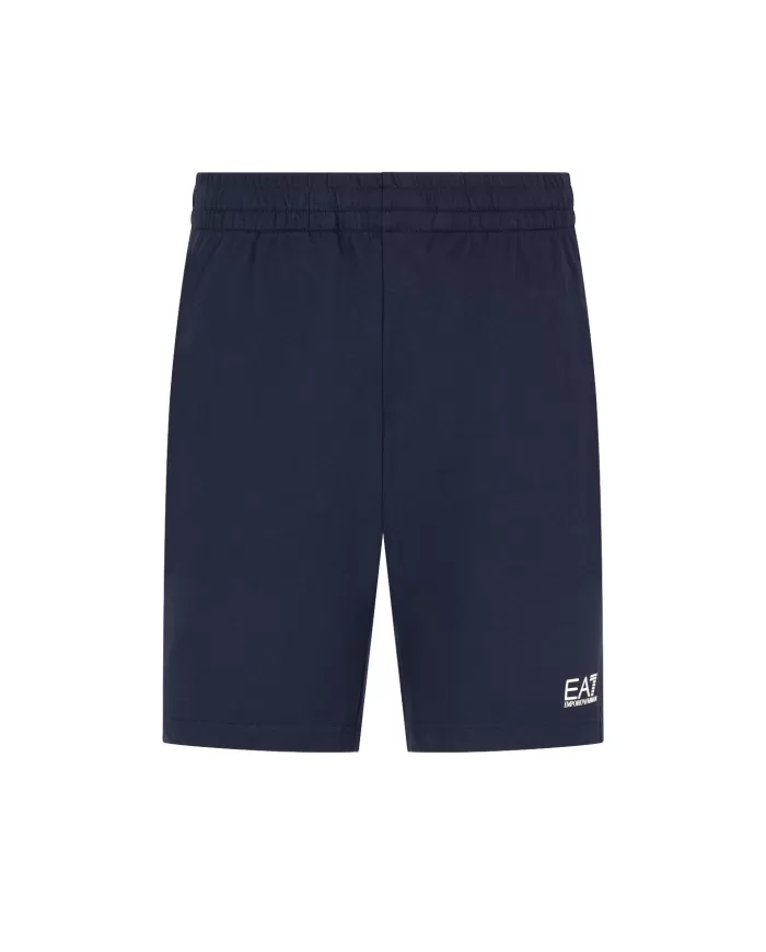 Bermuda Uomo blu in cotone 8NPS65 PJVRZ|EA7 Bermuda Uomo blu in cotone 8NPS65 PJVRZ|EA7