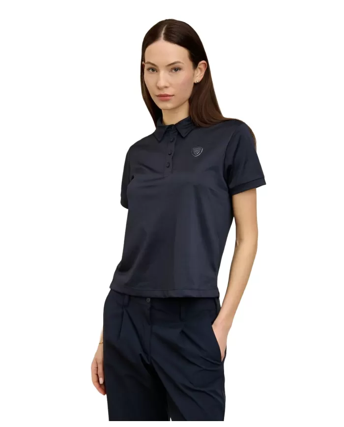 Polo Donna blu regular fit 25SBLDT02138 006526 CALTHA|BLAUER Polo Donna blu regular fit 25SBLDT02138 006526 CALTHA|BLAUER