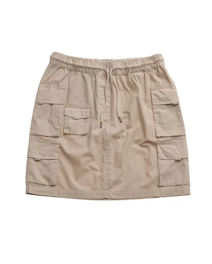 Gonna Donna cotone stile cargo corta 25SBLDV05299 007138 CORAL|BLAUER Gonna Donna cotone stile cargo corta 25SBLDV05299 007138 CORAL|BLAUER