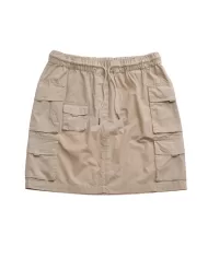 Gonna Donna cotone stile cargo corta 25SBLDV05299 007138 CORAL|BLAUER