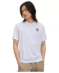 T-shirt Uomo bianca scudo 3D gommato 25SBLUH02194 004547 FAXON|BLAUER