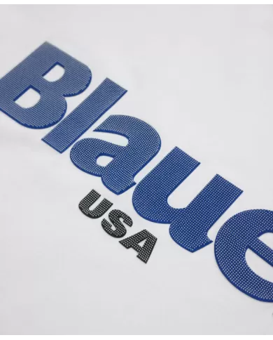 T-shirt Uomo bianca logo 3D gommato 25SBLUH02195 004547 FAVRE|BLAUER T-shirt Uomo bianca logo 3D gommato 25SBLUH02195 004547 FAVRE|BLAUER