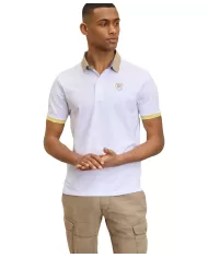 Polo Uomo bianca con scudo ricamato25SBLUT02313 006818 DABNEY|BLAUER