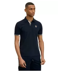 Polo Uomo blu con scudo ricamato 25SBLUT02313 006818 DABNEY|BLAUER Polo Uomo blu con scudo ricamato 25SBLUT02313 006818 DABNEY|BLAUER