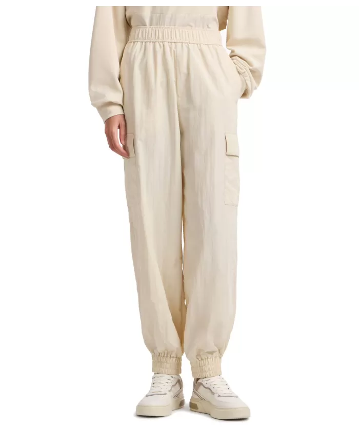 Pantalone Donna panna stile cargo 7W000157 AF12452|EA7 Pantalone Donna panna stile cargo 7W000157 AF12452|EA7