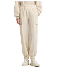 Pantalone Donna panna stile cargo 7W000157 AF12452|EA7