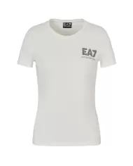 T-shirt Donna logo sul petto con strass 7W000492 AF10373|EA7