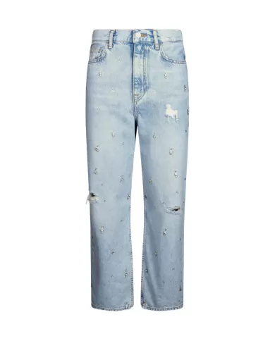 Jeans Donna con strass UA5199D4990|LIU JO Jeans Donna con strass UA5199D4990|LIU JO