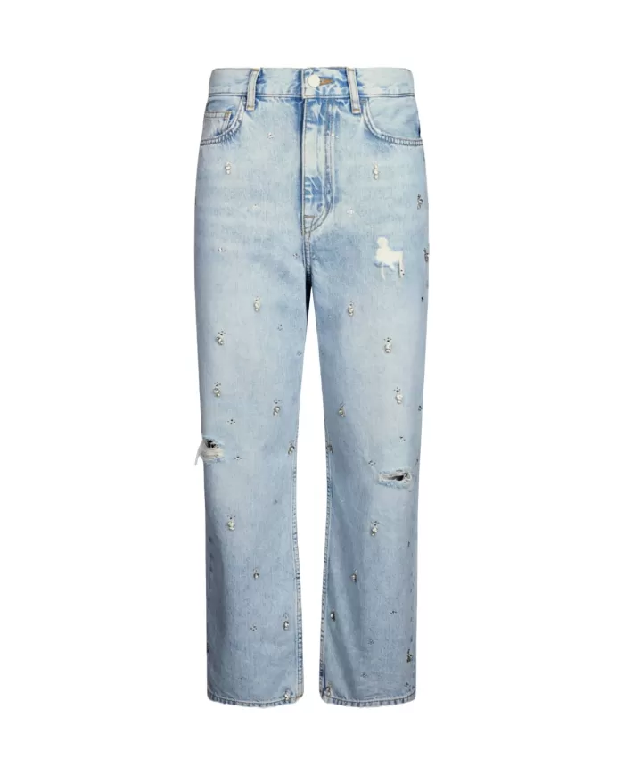 Jeans Donna con strass UA5199D4990|LIU JO Jeans Donna con strass UA5199D4990|LIU JO
