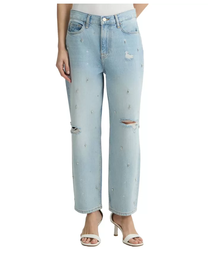 Jeans Donna con strass UA5199D4990|LIU JO Jeans Donna con strass UA5199D4990|LIU JO
