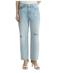 Jeans Donna con strass UA5199D4990|LIU JO Jeans Donna con strass UA5199D4990|LIU JO