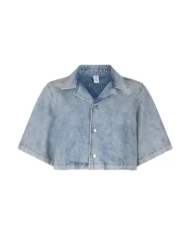 Camicia Donna in denim corta UA5257D4306|LIU JO Camicia Donna in denim corta UA5257D4306|LIU JO