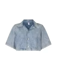Camicia Donna in denim corta UA5257D4306|LIU JO Camicia Donna in denim corta UA5257D4306|LIU JO