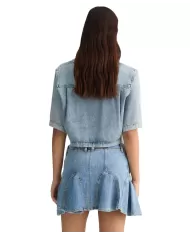 Camicia Donna in denim corta UA5257D4306|LIU JO Camicia Donna in denim corta UA5257D4306|LIU JO
