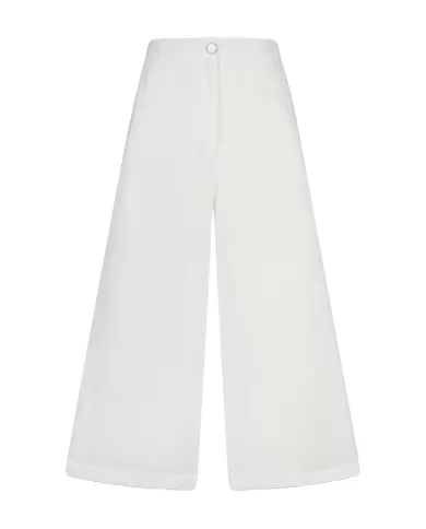 Pantalone Donna bianchi stile palazzo WA5484T6862|LIU JO