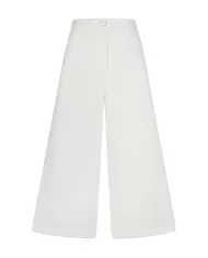 Pantalone Donna bianchi stile palazzo WA5484T6862|LIU JO