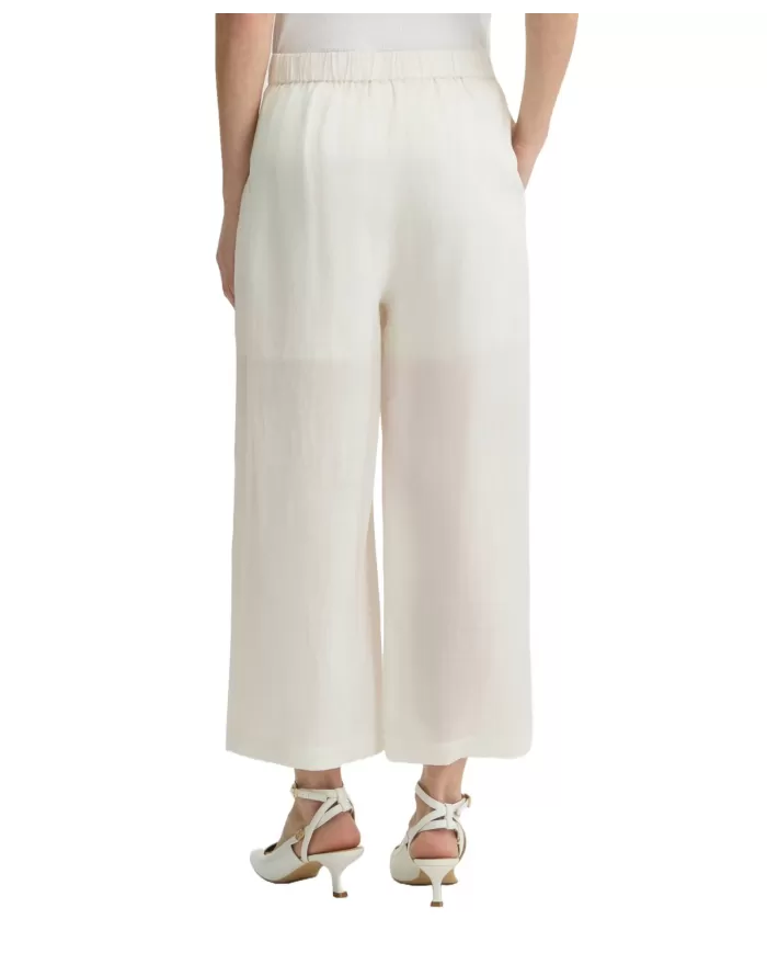 Pantalone Donna bianchi stile palazzo WA5484T6862|LIU JO