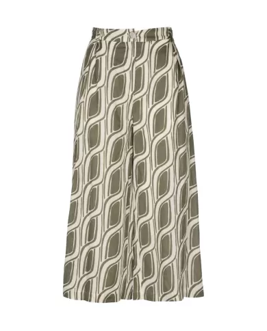 Pantalone Donna a fantasia stile palazzo WA5484T6862|LIU J