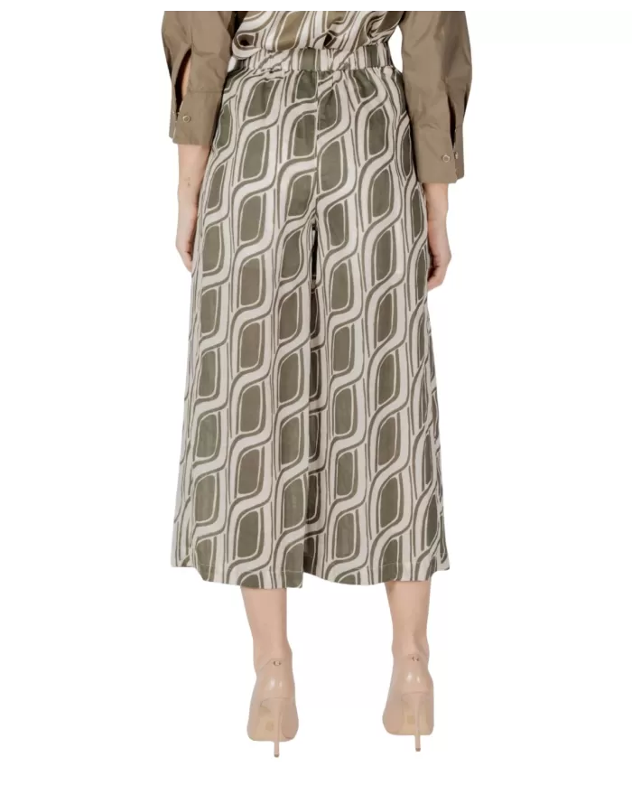 Pantalone Donna a fantasia stile palazzo WA5484T6862|LIU J