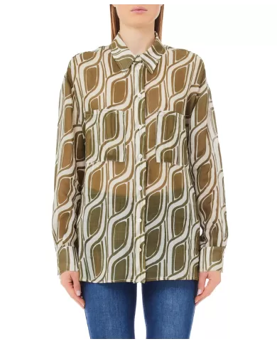 Camicia Donna a fantasia WA5487T6861|LIU JO