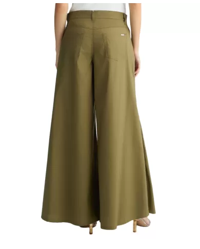 Pantaloni Donna larghi in cotone WA5511T4319|LIU JO