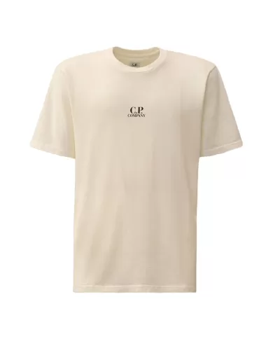 T-shirt Uomo in cotone con maxi stampa 18CMTS317A 005431G|C.P. COMPANY