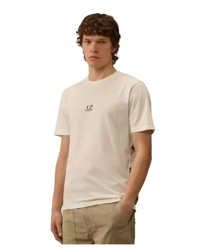 T-shirt Uomo in cotone con maxi stampa 18CMTS317A 005431G|C.P. COMPANY