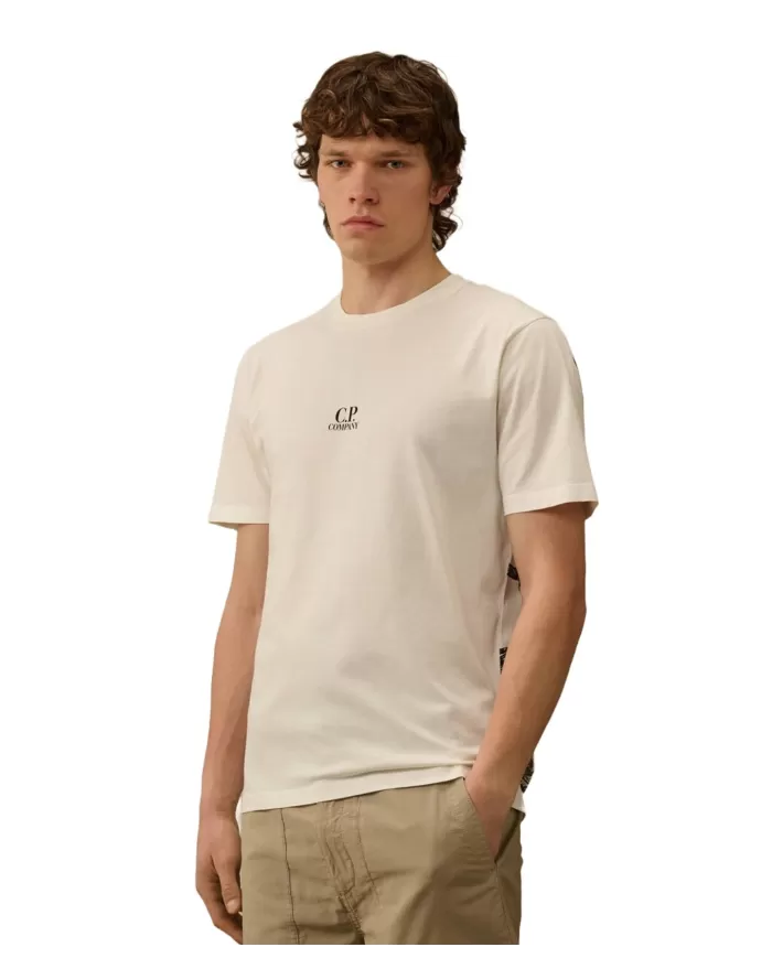 T-shirt Uomo in cotone con maxi stampa 18CMTS317A 005431G|C.P. COMPANY T-shirt Uomo in cotone con maxi stampa 18CMTS317A 005431G|C.P. COMPANY
