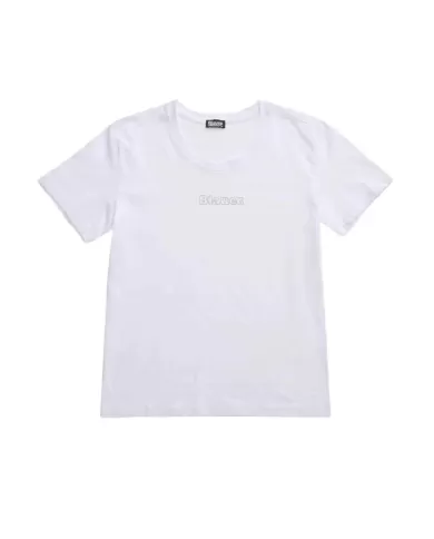T-shirt Donna bianca in cotone 25SBLDH02374 006842|BLAUER T-shirt Donna bianca in cotone 25SBLDH02374 006842|BLAUER