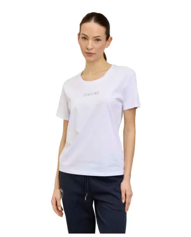 T-shirt Donna bianca in cotone 25SBLDH02374 006842|BLAUER T-shirt Donna bianca in cotone 25SBLDH02374 006842|BLAUER