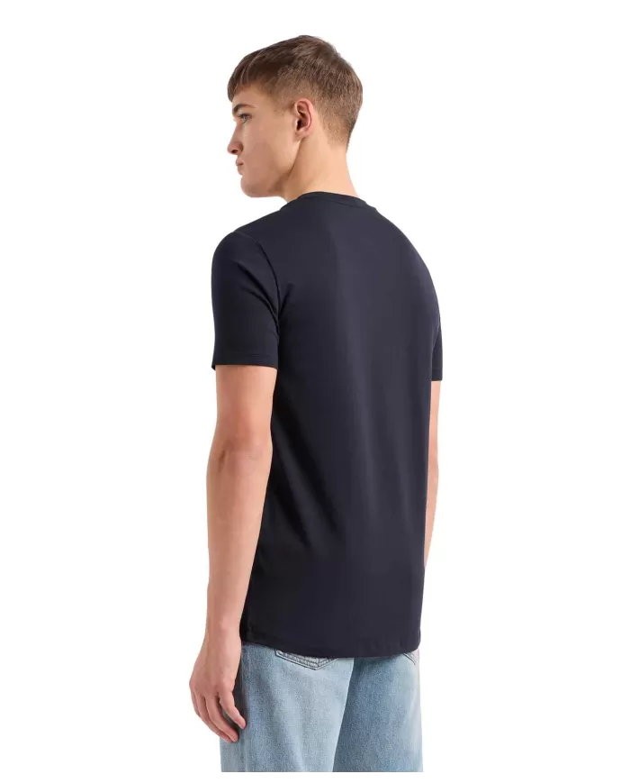 T-shirt Uomo nera in cotone 8NZT84 Z8M9Z|ARMANI EXCHANGE