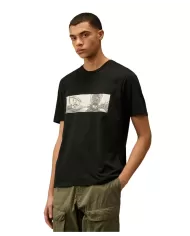 T-shirt Uomo nera in cotone 18CMTS319A 005431G|C.P. COMPANY T-shirt Uomo nera in cotone 18CMTS319A 005431G|C.P. COMPANY