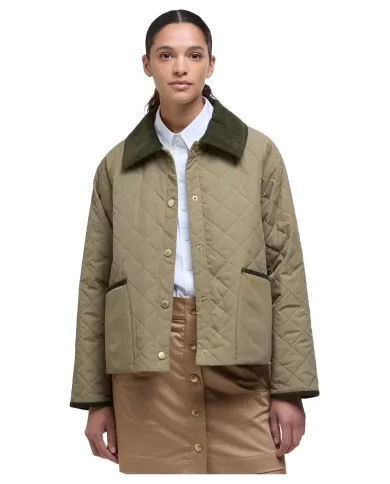 Giacca Donna verde trapuntata LQU1813 ANISE |BARBOUR